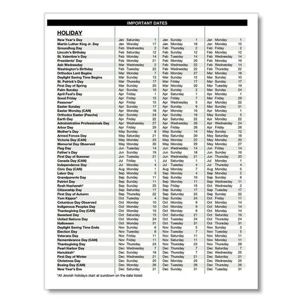 Four-Person Group Practice Daily Appointment Book, 11 x 8.5, Black Cover, 12-Month (Jan to Dec): 2025