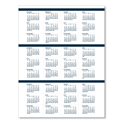Recycled Wirebound Weekly/Monthly Planner, 11 x 8.5, Black Cover, 12-Month (Jan to Dec): 2025