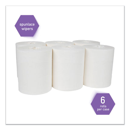 Power Clean Wipers for Disinfectants, Sanitizers and Solvents WetTask Customizable Wet Wiping System 250/Roll, 6 Roll/Carton