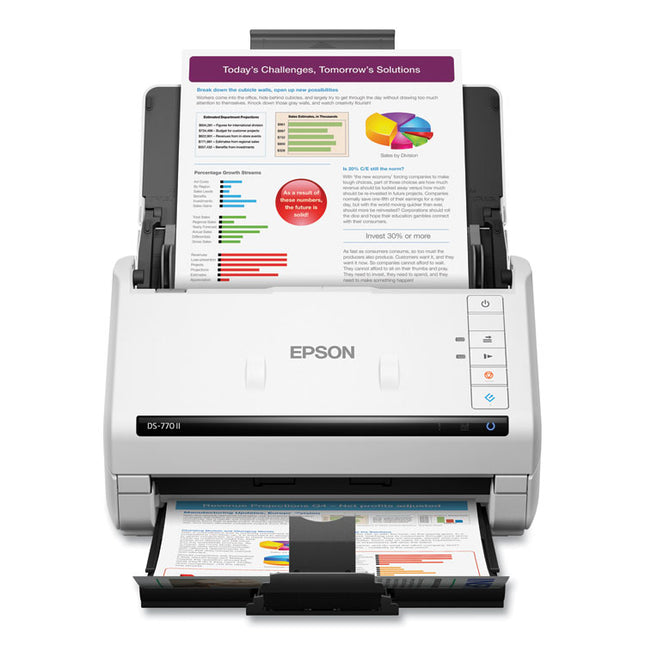 Ds-770 Ii Color Duplex Document Scanner, 600 Dpi Optical Resolution, 100-Sheet Duplex Auto Document Feeder