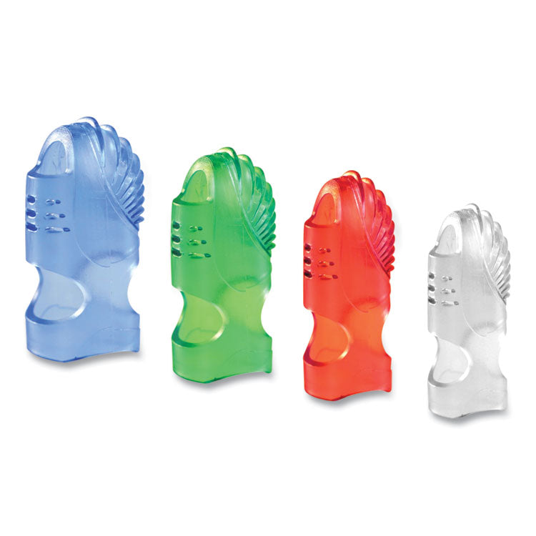 Tippi Micro-Gel Fingertip Grips, Size 3, X-Small, Assorted, 10/pack