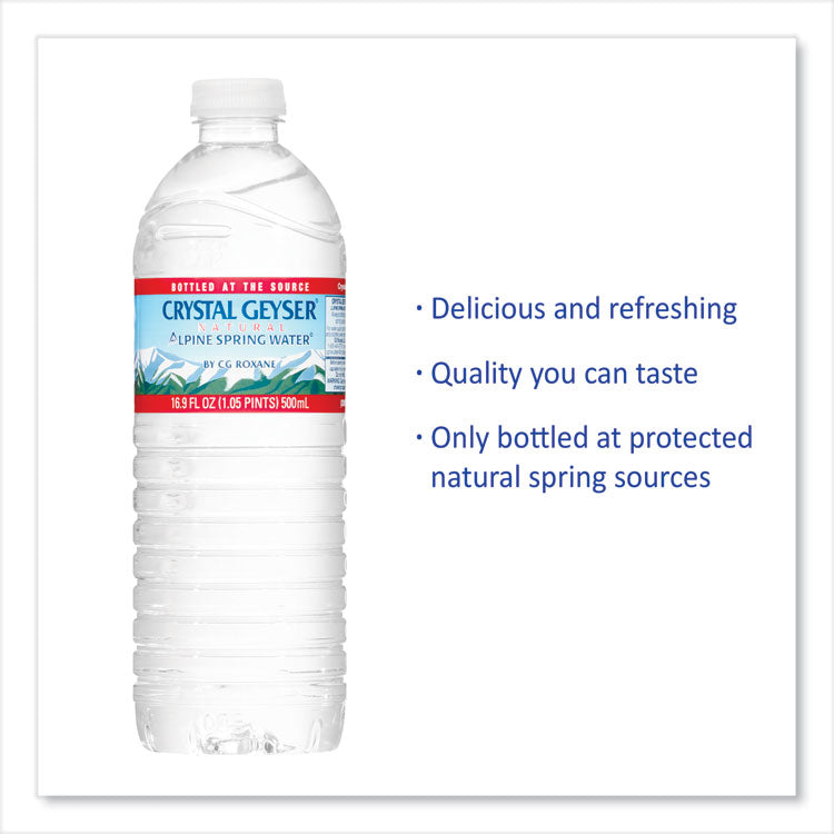 Alpine Spring Water, 16.9 oz Bottle, 24/Carton