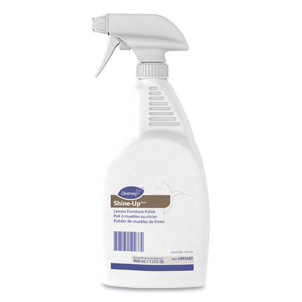 Shine-Up Furniture Cleaner, Lemon Scent, 32 Oz, Trigger Spray Bottle, 12/carton