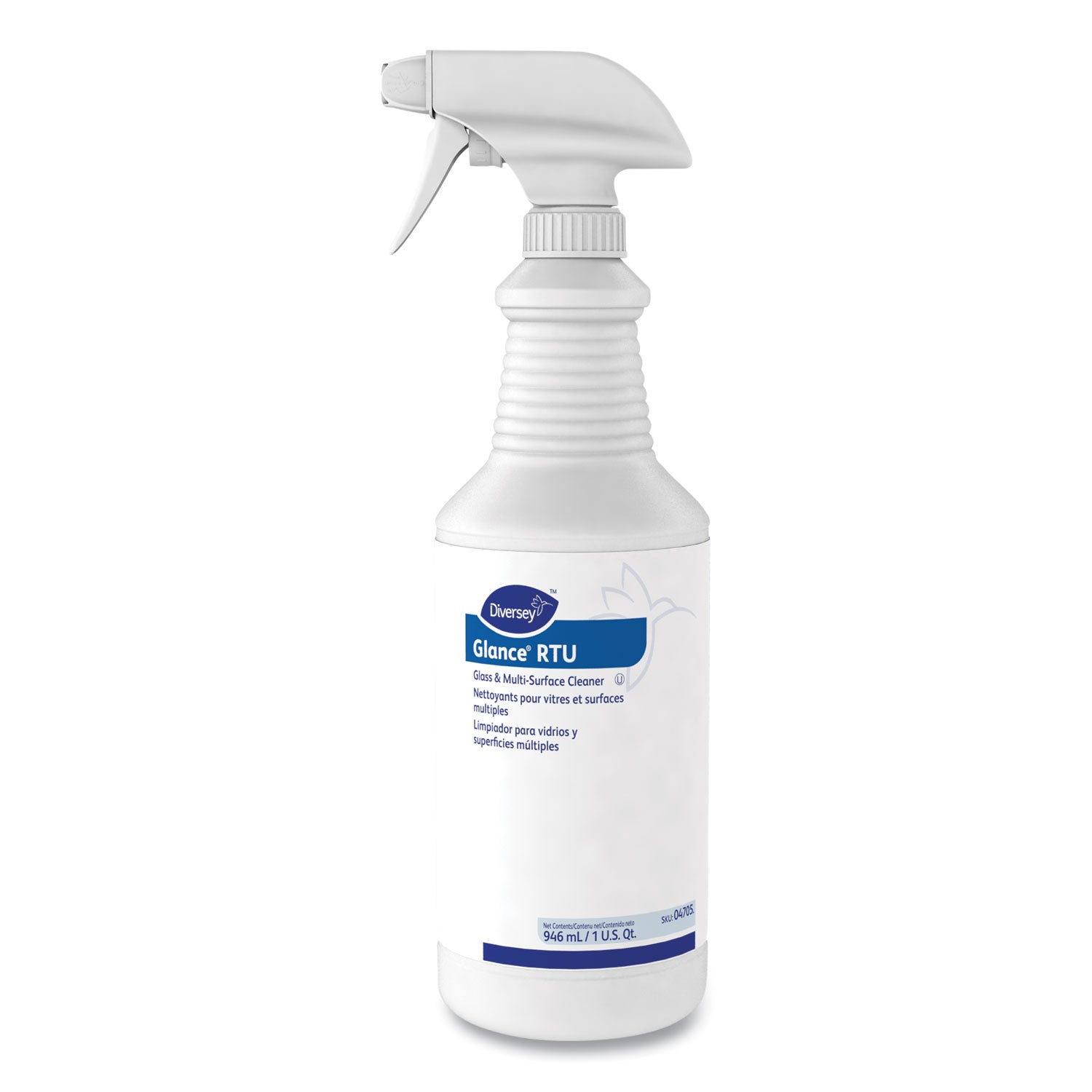 Glance Glass And Multi-Surface Cleaner, Original, 32oz Spray Bottle