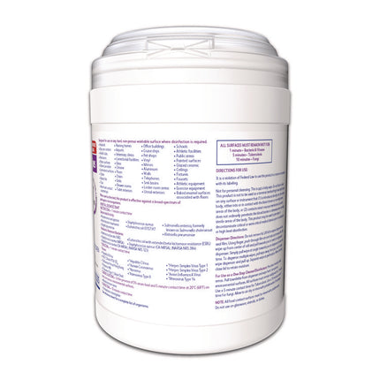 Oxivir TB Disinfectant Wipes, 7 x 6, White, 160/Canister, 12 Canisters/Carton