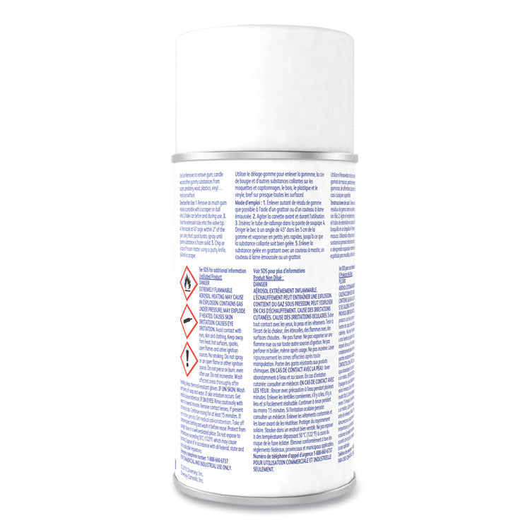 Gum Remover, 6.5 Oz Aerosol Spray Can, 12/carton