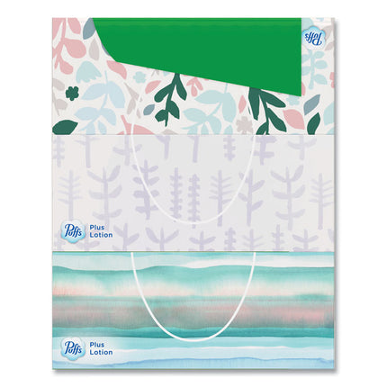 Plus Lotion Facial Tissue, 2-Ply, White, 124/Box, 3 Box/Pack