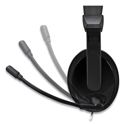 Xtream H5U Binaural Over The Head Headset with Microphone, Black