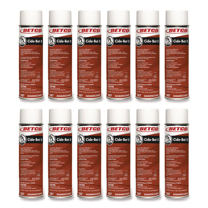 Cide-Bet Ii Aerosol Disinfectant Spray, Floral Scent, 19 Oz Aerosol Spray, 12/carton