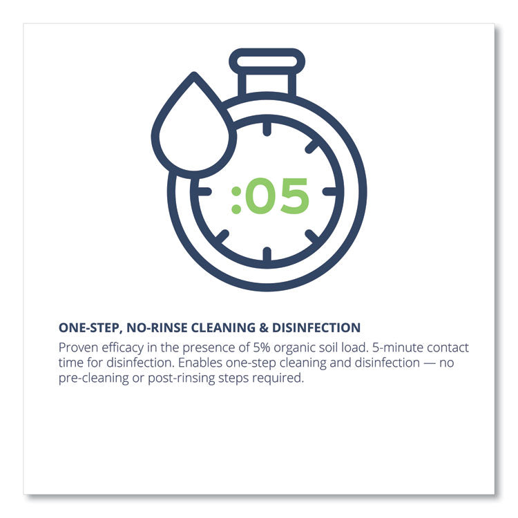 CleanCide Disinfecting Wipes, 1-Ply, 8 x 5.5, Fresh Scent, White, 400/Tub