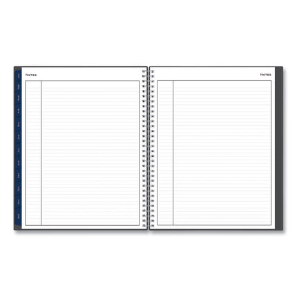 Passages Weekly/Monthly Planner, 11 x 8.5, Charcoal Cover, 12-Month (Jan to Dec): 2025