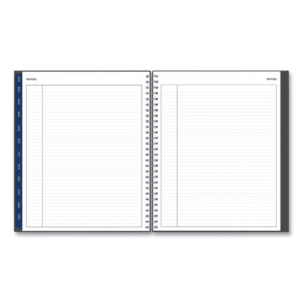 Passages Monthly Planner, 10 x 8, Charcoal Cover, 12-Month (Jan to Dec): 2025