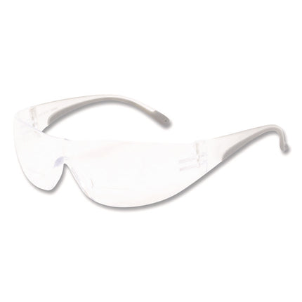 Zenon Z12R Rimless Optical Eyewear with 3-Diopter Bifocal Reading-Glass Design, Scratch-Resistant, Clear Lens, Clear Frame