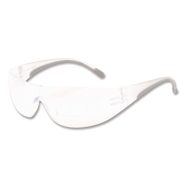 Zenon Z12R Rimless Optical Eyewear with 3-Diopter Bifocal Reading-Glass Design, Scratch-Resistant, Clear Lens, Clear Frame