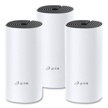 Deco M4 Ac1200 Whole Home Mesh Wi-Fi System, 2 Ports, Dual-Band 2.4 Ghz/5 Ghz