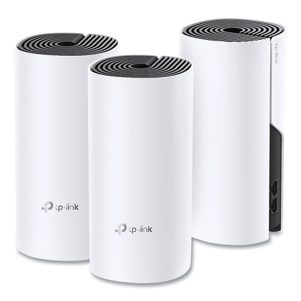 Deco M4 Ac1200 Whole Home Mesh Wi-Fi System, 2 Ports, Dual-Band 2.4 Ghz/5 Ghz