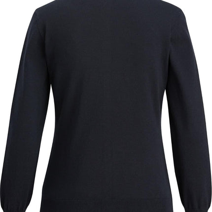 EDWARDS LADIES JEWEL NECK CARDIGAN