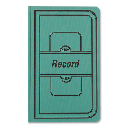 Tuff Series Record Book, Green Cover, 12 X 7.5 Sheets, 300 Sheets/book
