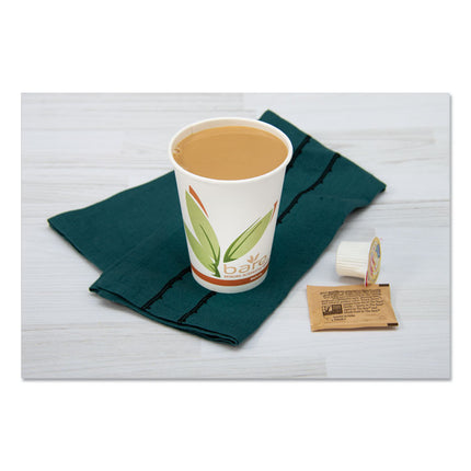 Bare Eco-Forward Recycled Content PCF Paper Hot Cups, 12 oz, Green/White/Beige, 1,000/Carton