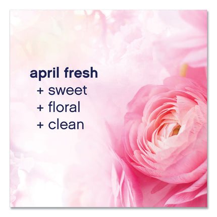 Coin Vend Liquid Fabric Softener, Single-Use Packet, April Fresh, 156/carton