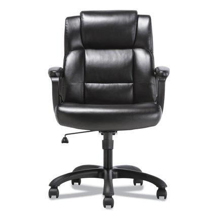 Mid-Back Executive Chair, Supports Up To 225 Lb, 19" To 23" Seat Height, Black