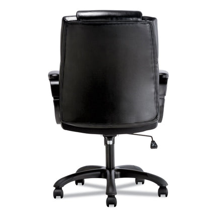 Mid-Back Executive Chair, Supports Up To 225 Lb, 19" To 23" Seat Height, Black