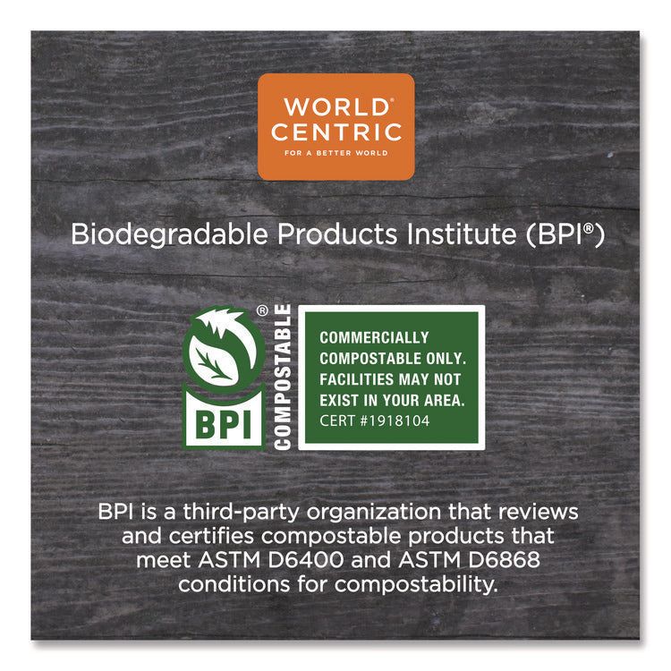 TPLA Compostable Cutlery, Knife, Plastic, White, 1,000/Carton