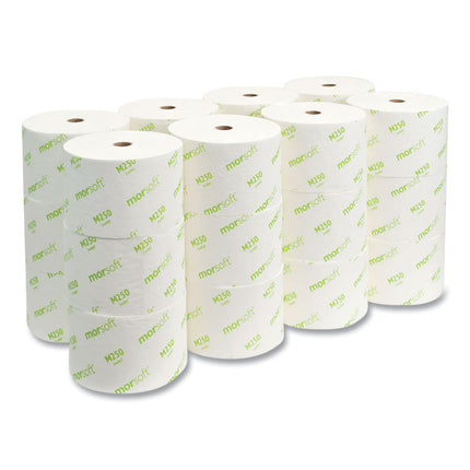 Small Core Bath Tissue, Septic Safe, 2-Ply, White, 1,250/Roll, 24 Rolls/Carton