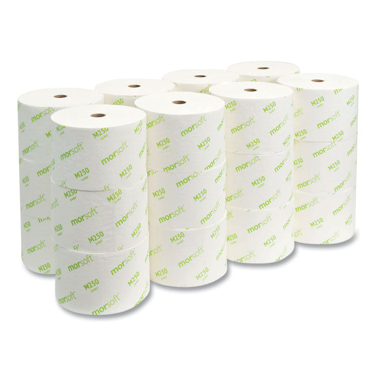 Small Core Bath Tissue, Septic Safe, 2-Ply, White, 1,250/Roll, 24 Rolls/Carton