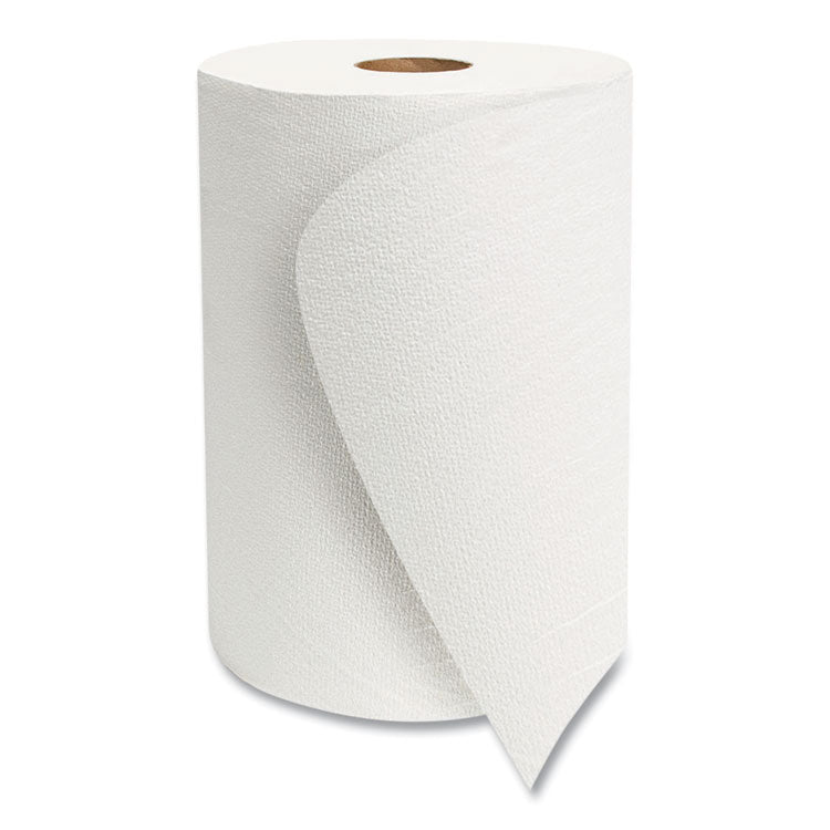 10 Inch Tad Roll Towels, 1-Ply, 10" X 550 Ft, White, 6 Rolls/carton