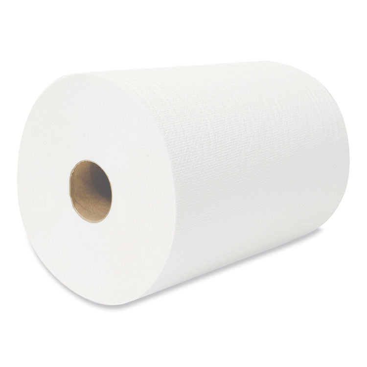 10 Inch Tad Roll Towels, 1-Ply, 10" X 550 Ft, White, 6 Rolls/carton