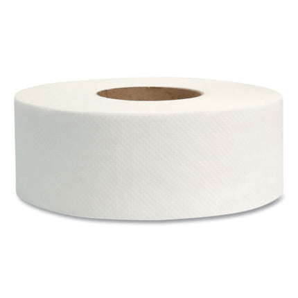 Jumbo Bath Tissue, Septic Safe, 2-Ply, White, 3.3" x 500 ft, 12/Carton
