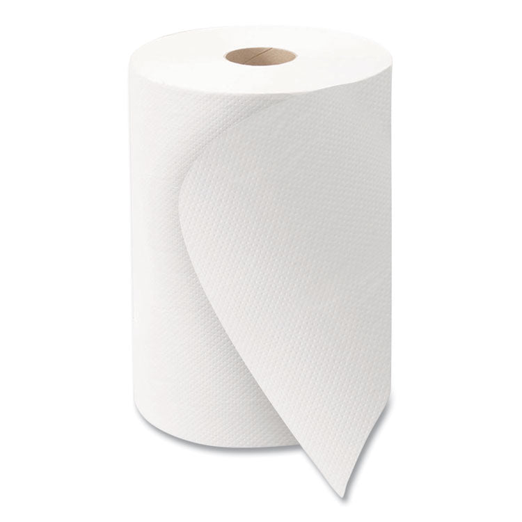 10 Inch Roll Towels, 1-Ply, 10" X 800 Ft, White, 6 Rolls/carton