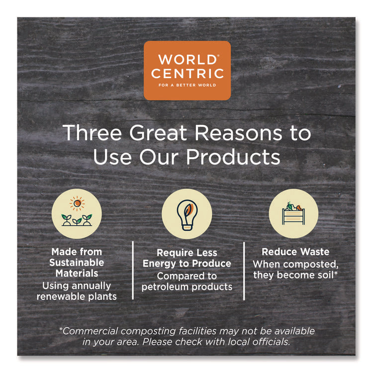 TPLA Compostable Cutlery, Knife, Plastic, White, 1,000/Carton