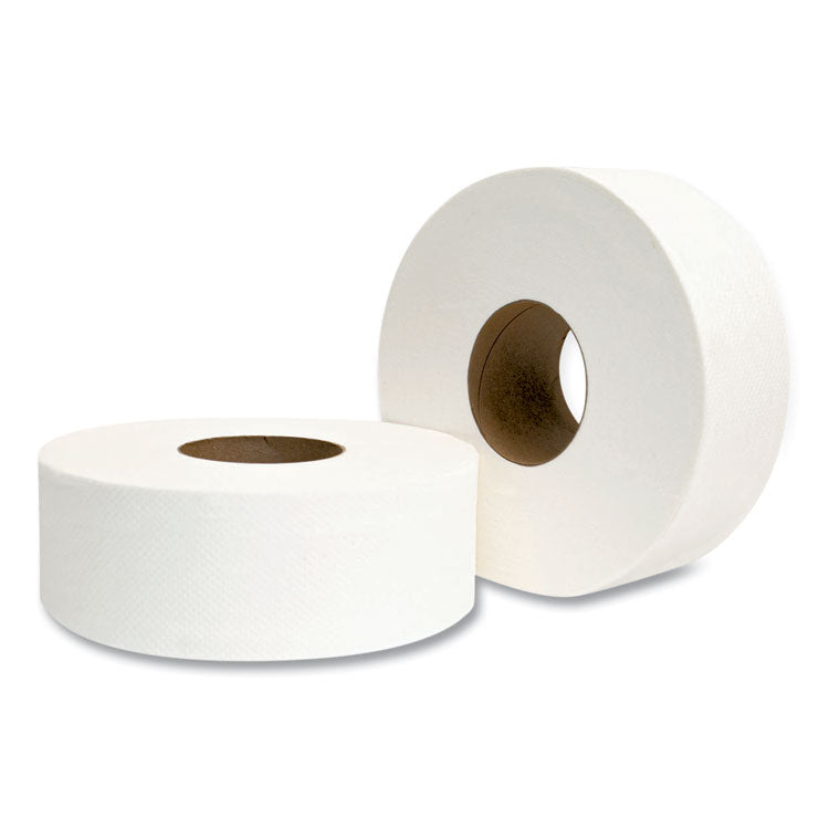 Jumbo Bath Tissue, Septic Safe, 2-Ply, White, 3.3" x 625 ft, 12 Rolls/Carton