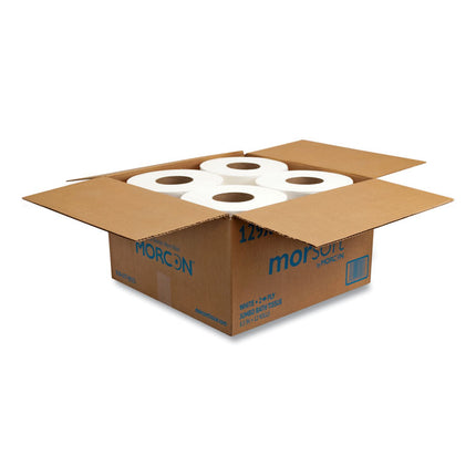 Jumbo Bath Tissue, Septic Safe, 2-Ply, White, 3.3" x 500 ft, 12/Carton