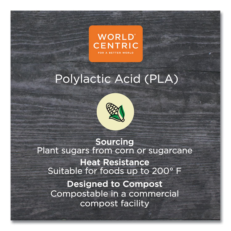 PLA Rectangular Deli Container Lids, 4.8 x 5.9 x 0.3, Clear, Plastic, 900/Carton