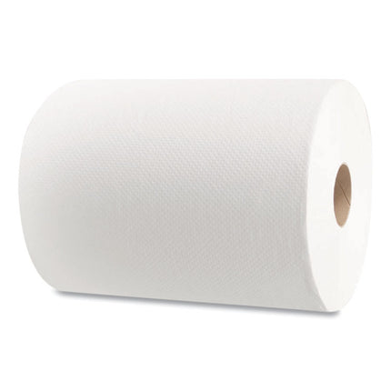 10 Inch Roll Towels, 1-Ply, 10" X 800 Ft, White, 6 Rolls/carton