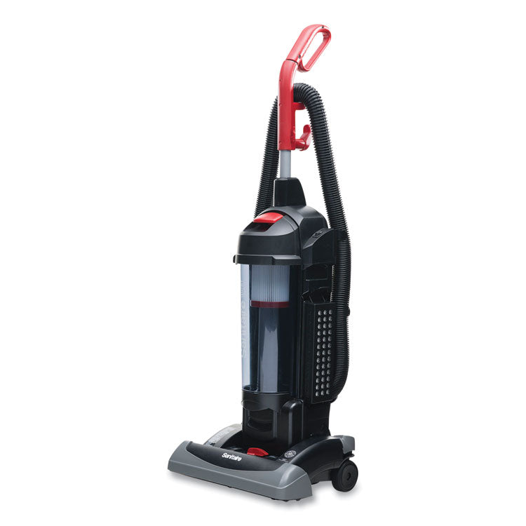 FORCE QuietClean Upright Vacuum SC5845D, 15" Cleaning Path, Black