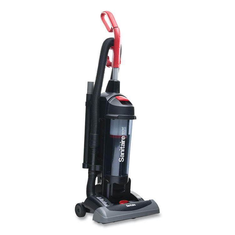 FORCE QuietClean Upright Vacuum SC5845D, 15" Cleaning Path, Black