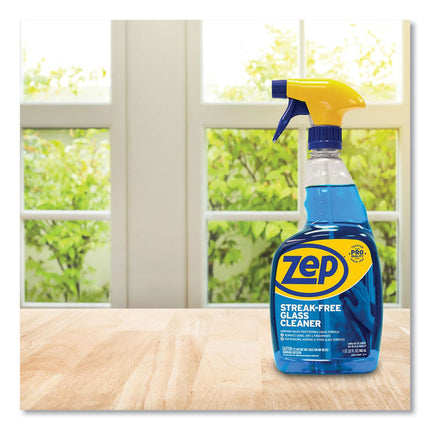 Streak-Free Glass Cleaner, Pleasant Scent, 32 Oz Spray Bottle, 12/carton