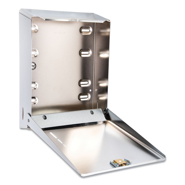 C-Fold/multifold Towel Dispenser, 11.38 X 4 X 14.75, Chrome