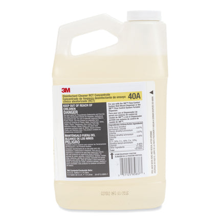 Disinfectant Cleaner Rct Concentrate, 0.5 Gal Bottle, Fragrance-Free, 4/carton