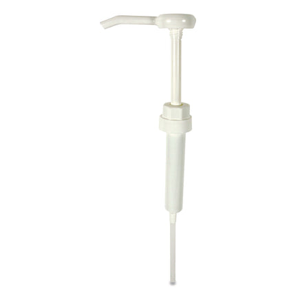 ECONOMY PLASTIC DISPENSING PUMP, 38 MM CAP FITS 1 GAL BOTTLES, WHITE