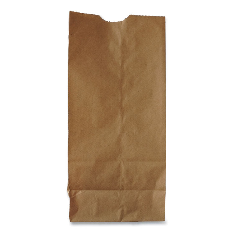 Grocery Paper Bags, #6 Size, 5.88" x 3.63" x 11", Natural, 500/Bundle