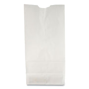 Grocery Paper Bags, #2 Size, 4.13" x 2.63" x 7.88", White, 500/Bundle