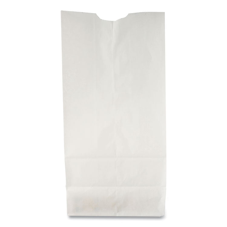 Grocery Paper Bags, #2 Size, 4.13" x 2.63" x 7.88", White, 500/Bundle