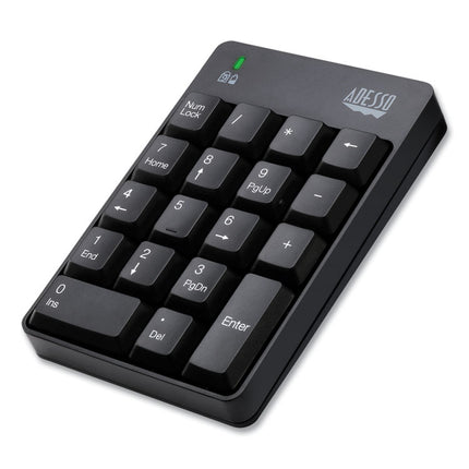 Wkb6010ub Wireless 18-Key Numeric Usb Keypad, Black