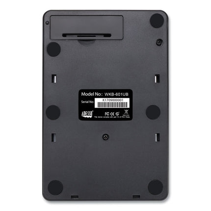 Wkb6010ub Wireless 18-Key Numeric Usb Keypad, Black