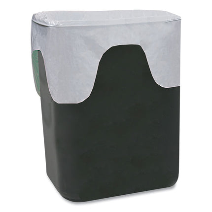 Super Value Pack Can Liners, 8 gal, 0.6 mil, 22" x 24", White, 130/Box
